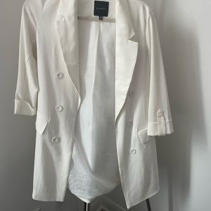 White blazer